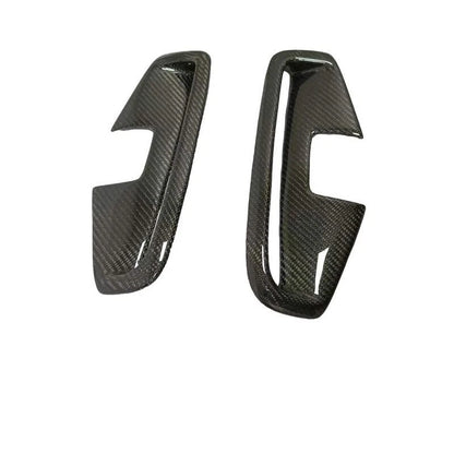 Real Carbon Fiber Front Fog Lamp Frame Vent Cover Trim for BMW G22 M440i 2021-23