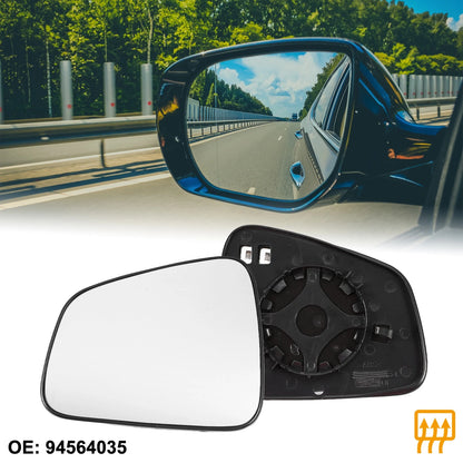 Rearview Left Side Heated Mirror Glass with Backing Plate for Chevrolet Trax