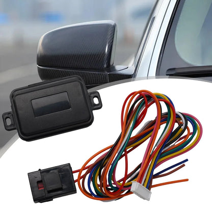 Foldable Auto Side Rearview Mirrors Convenient Remote Control