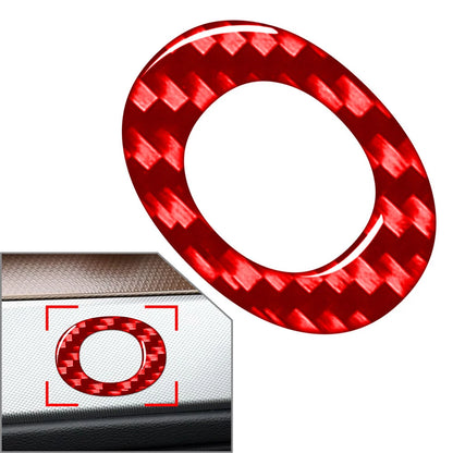 Carbon Red Decals Stickers Emblem Alphabet Letters for Car Badge