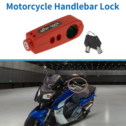 Lock / Universal / Handlebar Throttle Grip Red for Motorcycle