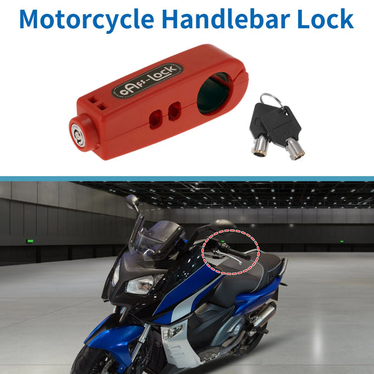 Lock / Universal / Handlebar Throttle Grip Red for Motorcycle