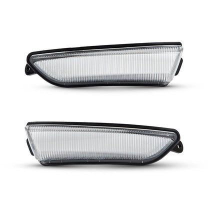 2x Clear Side Wing Mirror Turn Signal Lights for Chrysler 300 (2011–2023)