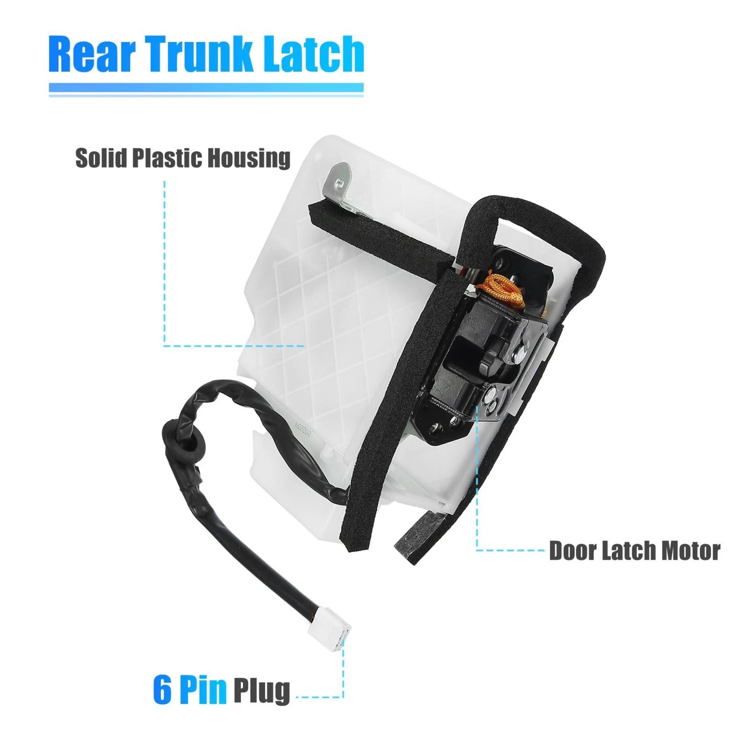 Rear Tailgate Latch Actuator for Toyota (2005-2015)