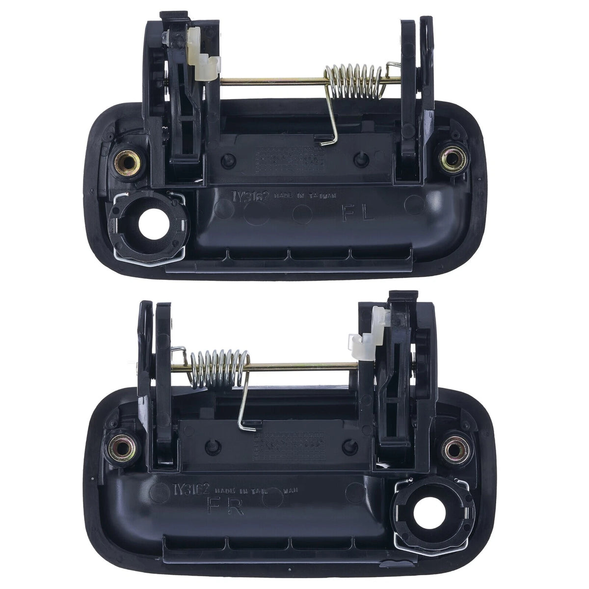 4x Front & Rear Left + Right Outer Door Handle Black for Toyota Hilux (1997–2005)