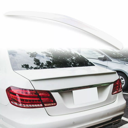 Rear Boot Spoiler 650 Calcite White for Mercedes Benz W212 E350 (2010-2016)