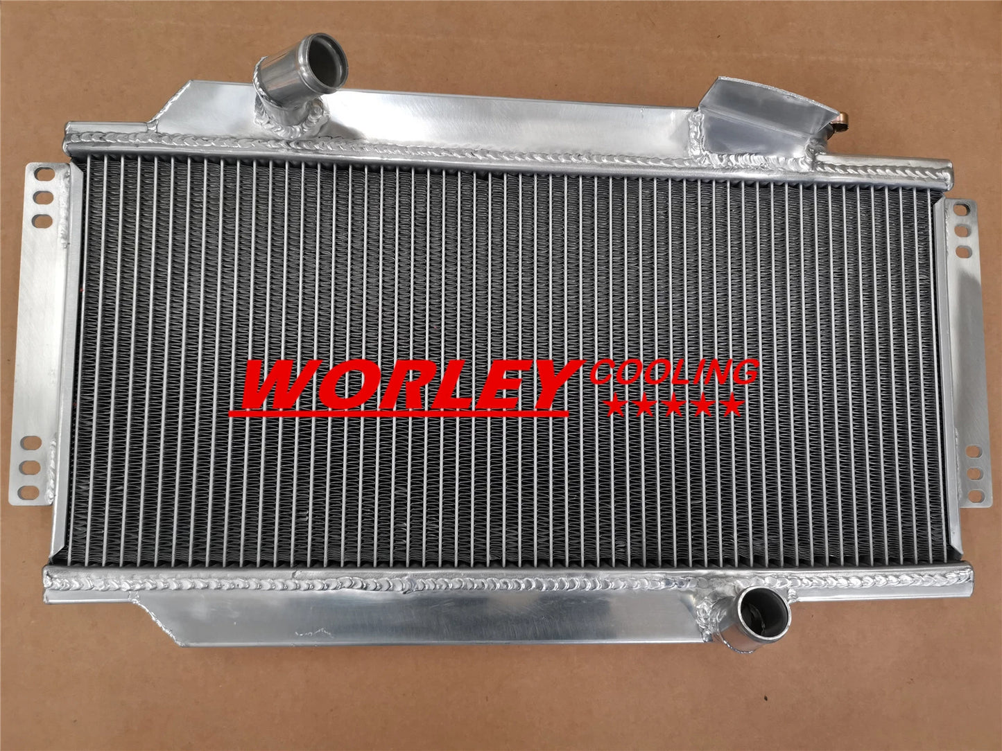 2 x QLD-2 Rows Aluminum Radiator for Triumph Herald (1968)