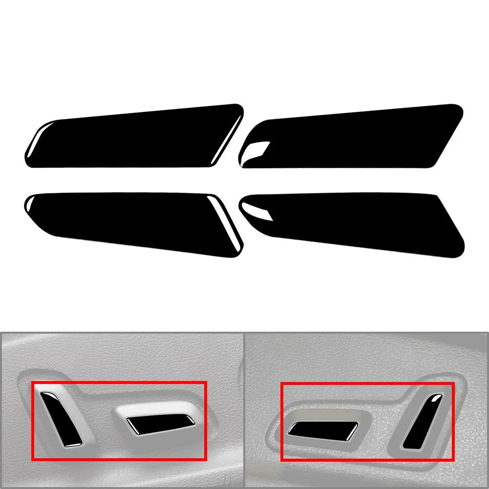 Seat Adjustment Button Cover Trim for Audi A4 A5 S4 RS4 (2016-2023)