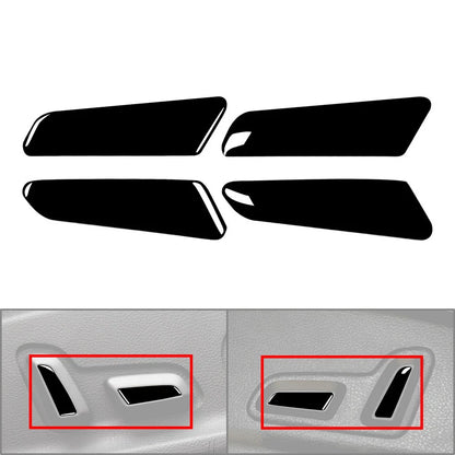 Seat Adjustment Button Cover Trim for Audi A4 A5 S4 RS4 (2016-2023)