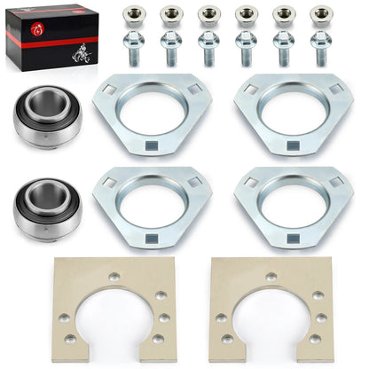 Live Axle Bearing Kit (3-Hole) for Go-Kart Bikes/Trikes
