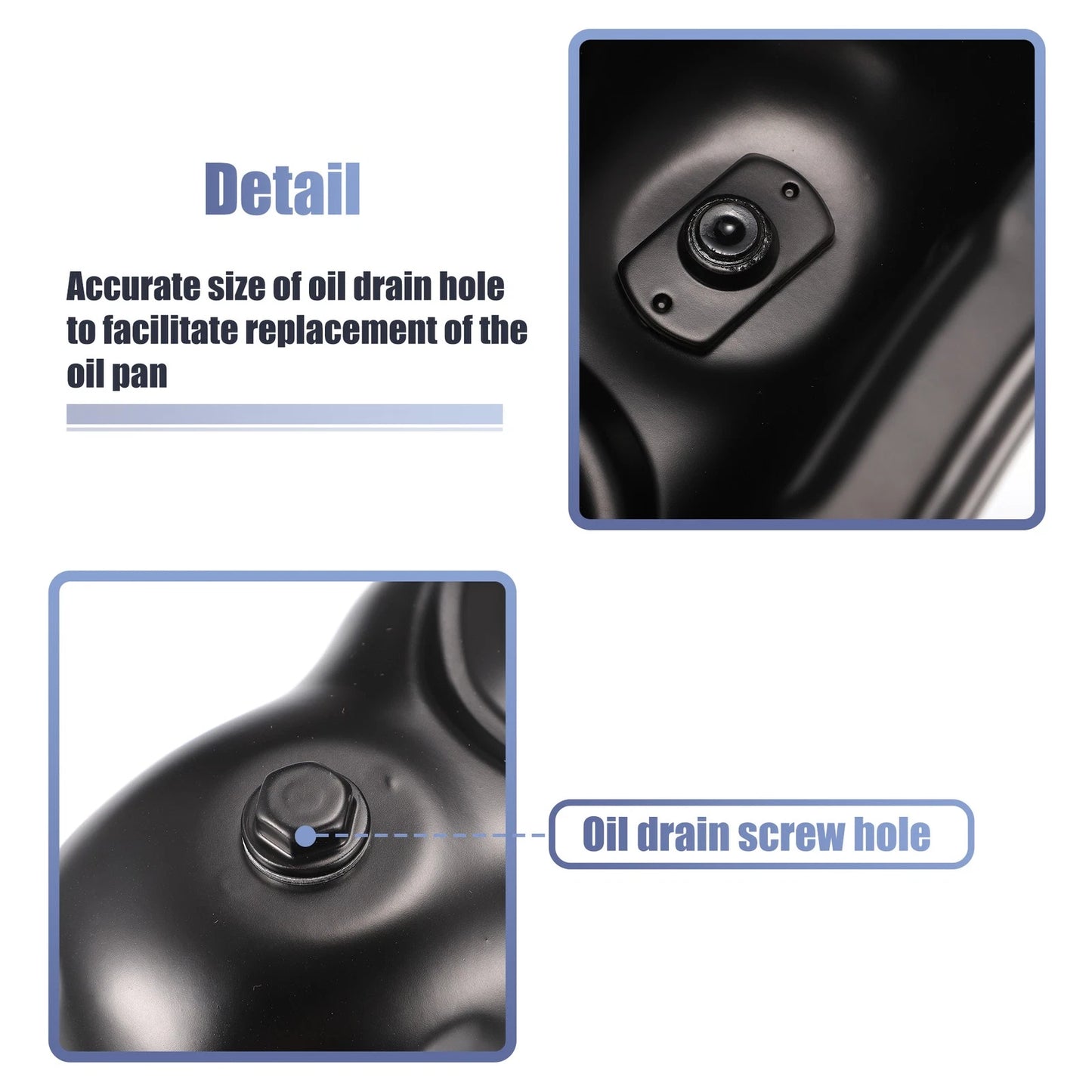 Engine Oil Pan for Toyota 4Runner 2003-2023 - Replacement Black