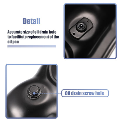 Engine Oil Pan for Toyota 4Runner 2003-2023 - Replacement Black