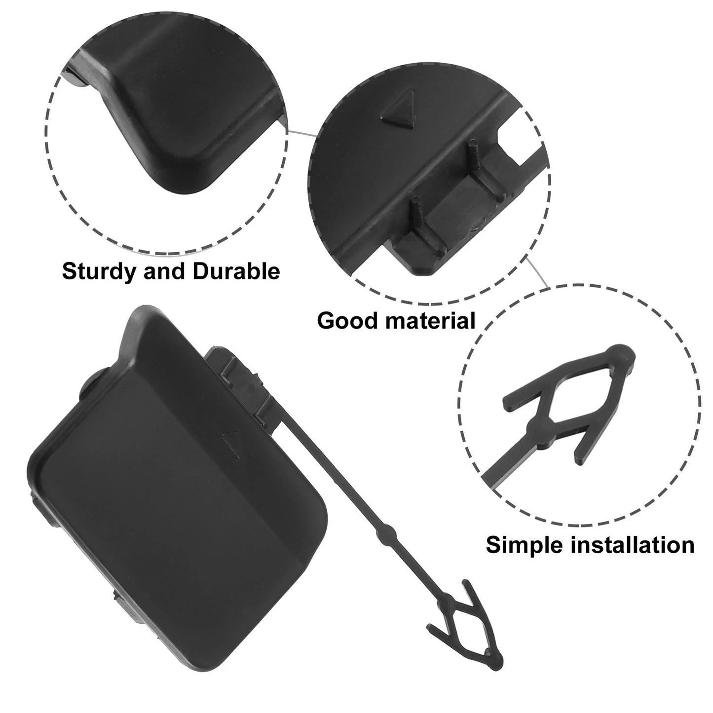 Bumper Tow Eye Hook Cap for BMW X5 (2000-2006)