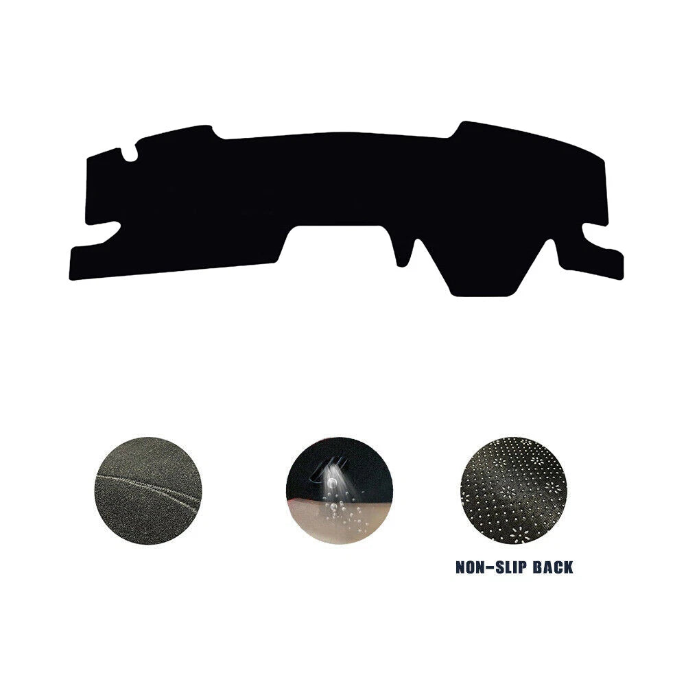 Non-Slip Dash Mat for Toyota Yaris Cross 5/2020-2022 Dashboard Cover Black