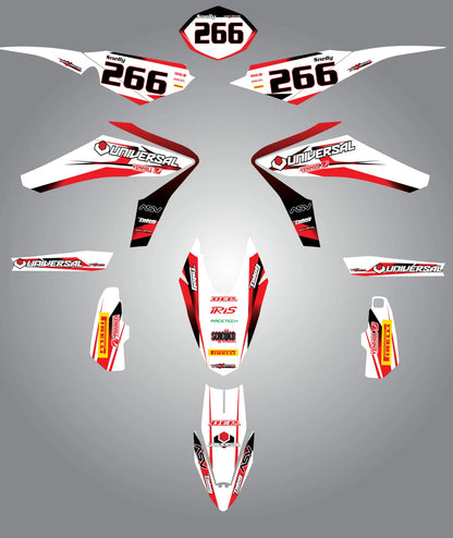 Full Custom Sticker Kit for Husqvarna TE TC 449-511 (2011-2015)