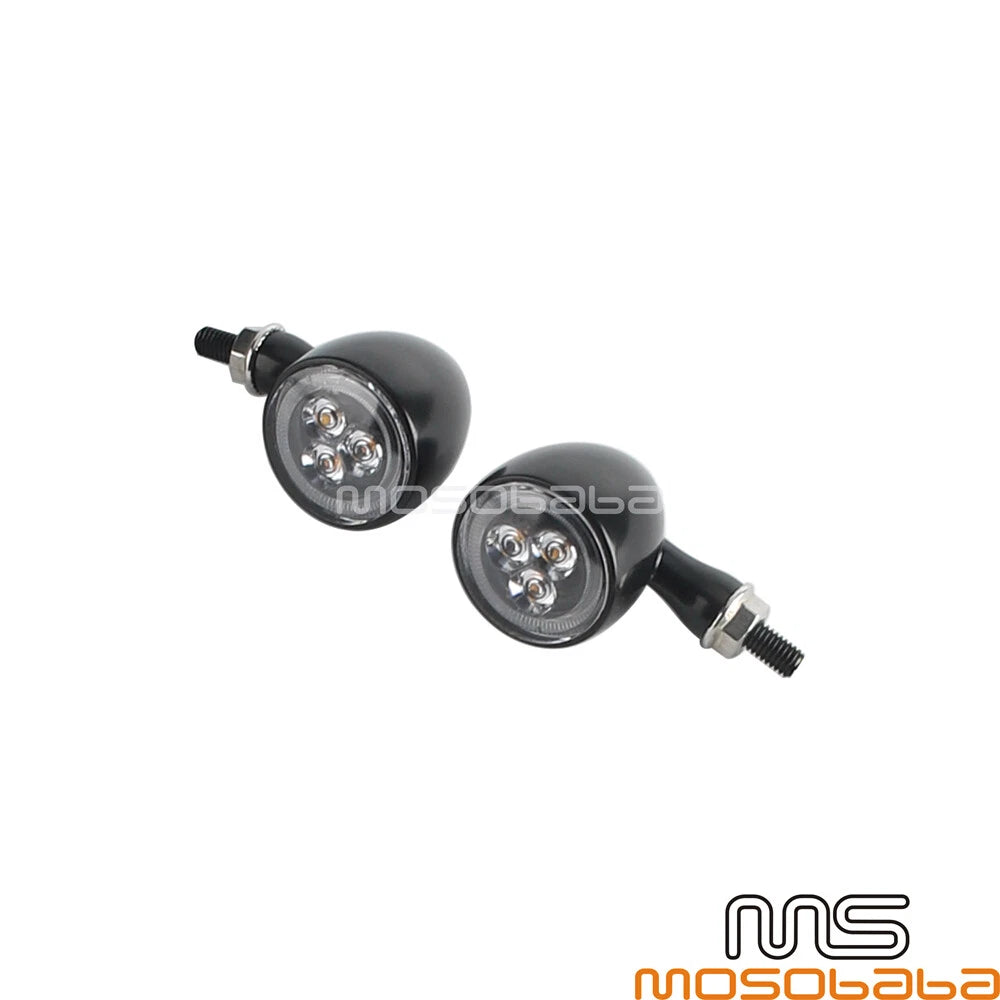 LED Tail Brake Turn Signal Light Indicator Lamp Clear Lens for Harley