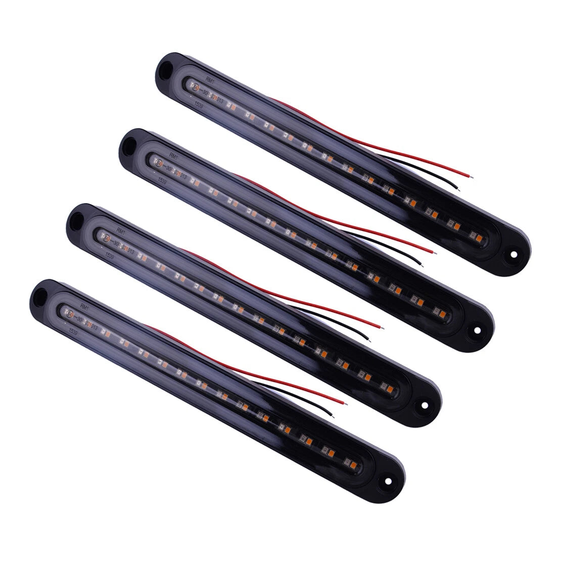 4 x 10" LED Tail Brake Stop Light Bar Turn Signal Lamp for Truck Trailer