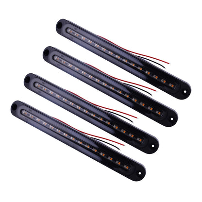 4 x 10" LED Tail Brake Stop Light Bar Turn Signal Lamp for Truck Trailer