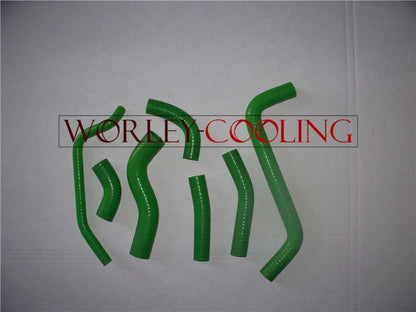 Silicone Radiator Hose for Kawasaki KX450F KXF450 (2009-2011) Green