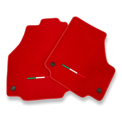 AutoWin Red Floor Mats for Ferrari F8 Spider (2019-2023)