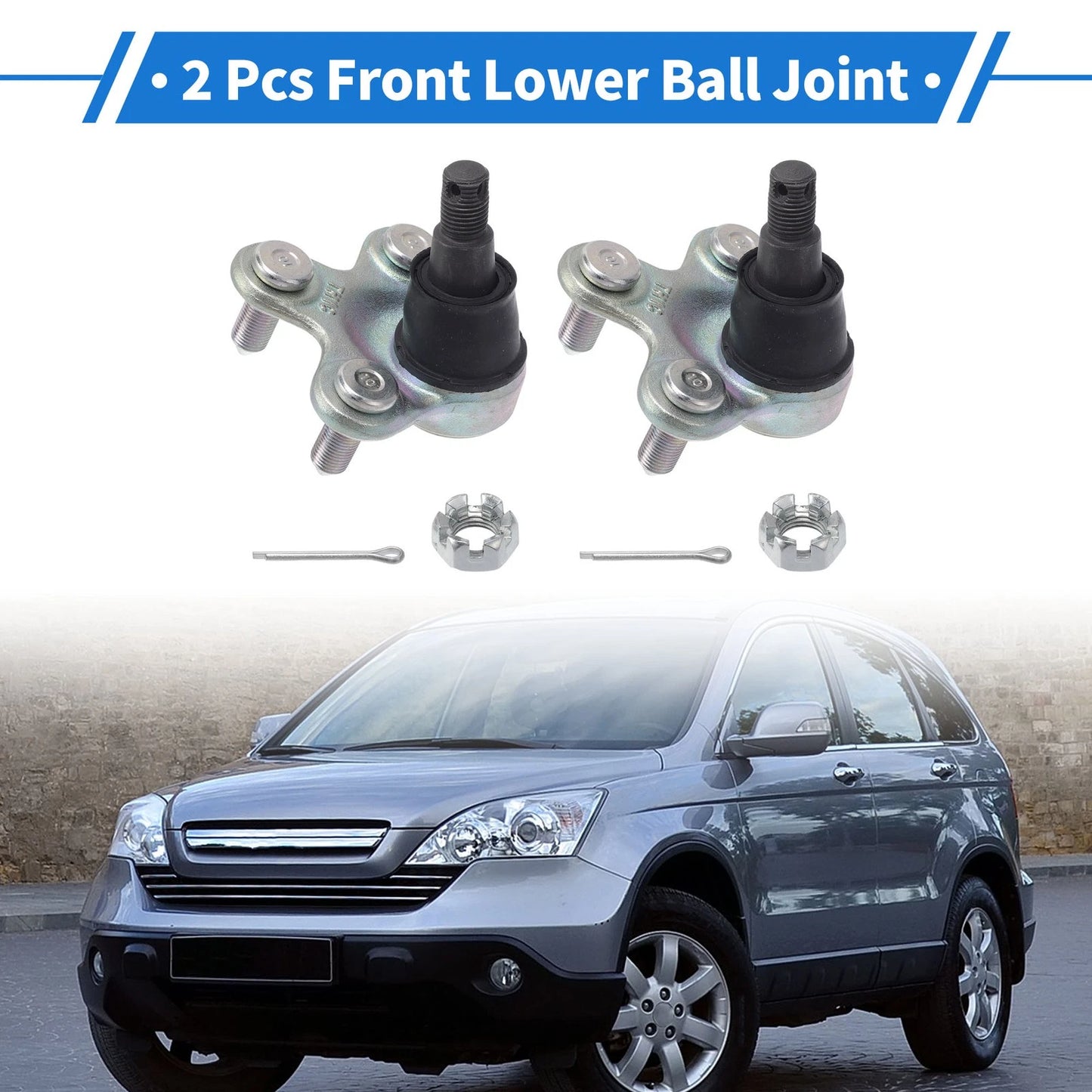 2 x Front Lower Ball Joints for Honda CR-V (2017-2022)