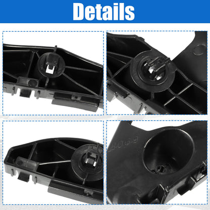 Left & Right Front Bumper Cover Support Rails for Toyota Prius (2001-2009)