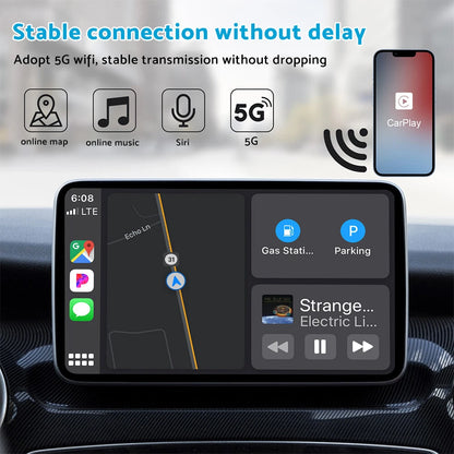 Wireless Adapter for Factory Wired Carplay for iPhone to Carplay Connect
