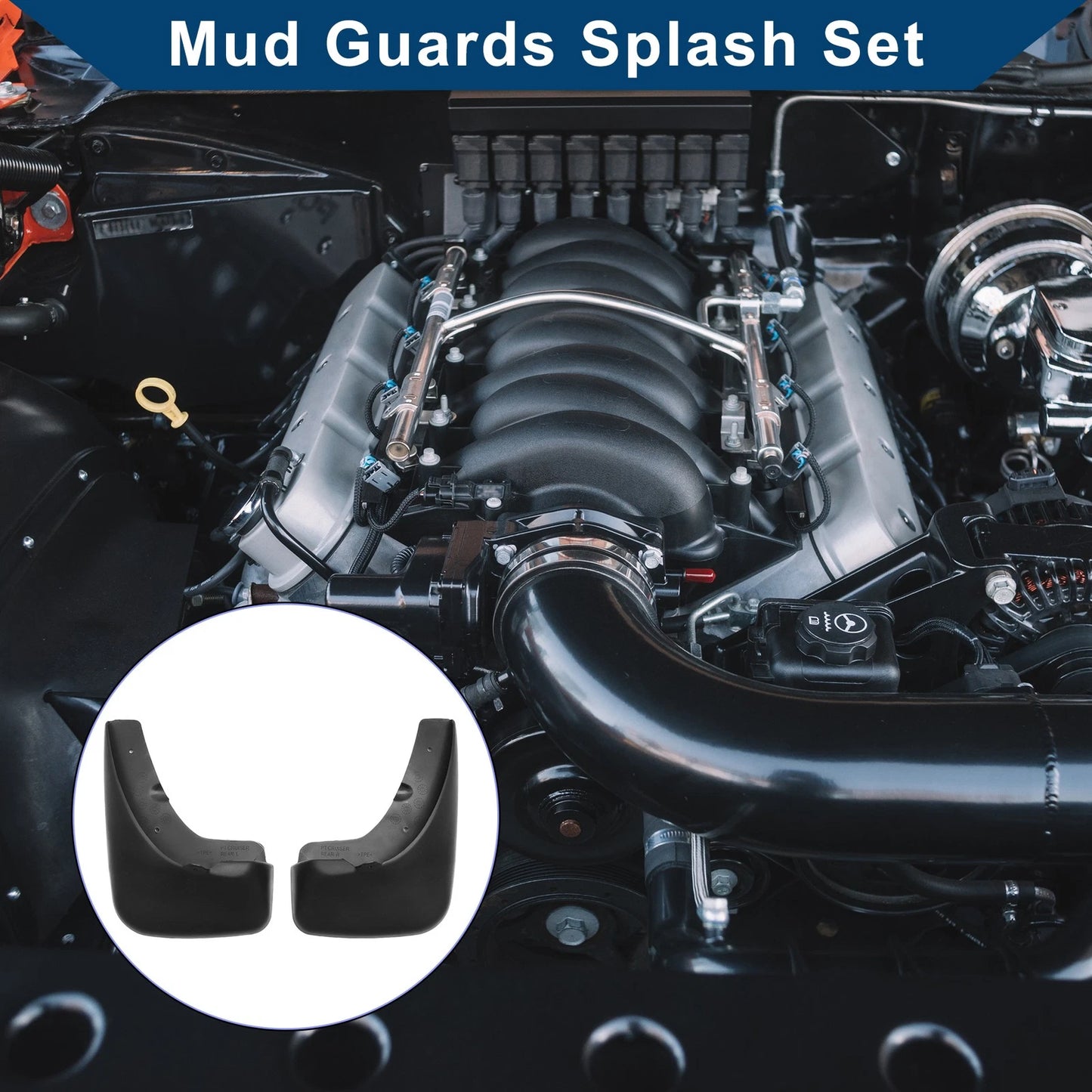 Mud Flaps Splash Guards for Chrysler PT Cruiser (2006-2009)