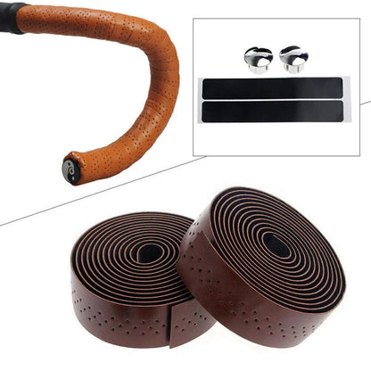 Handlebar Tape for Cycling Road Bike - PU Leather Grip Wraps