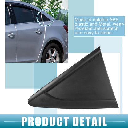 Left Rear Door Window Glass Triangle Trim Cover for Chevrolet Cruze