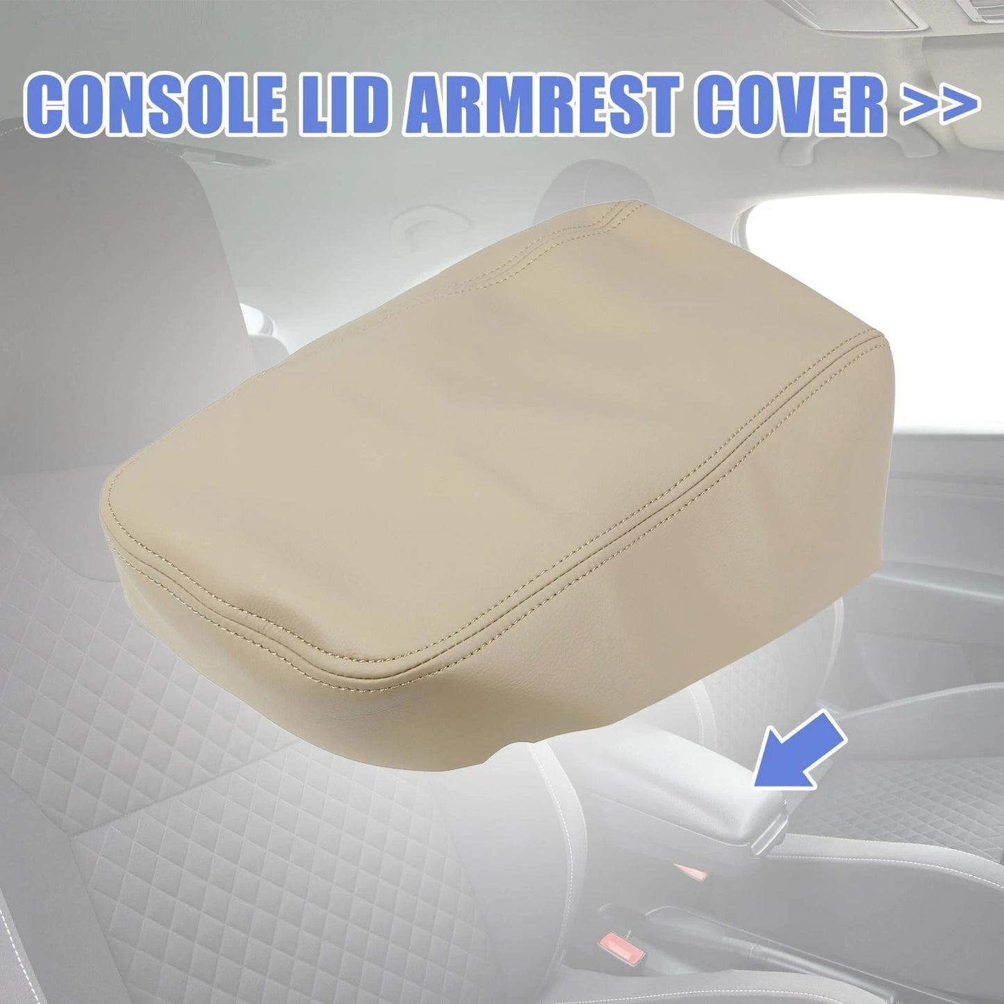 Center Console Lid Armrest Cover for Toyota Avalon (2013-2018) Beige