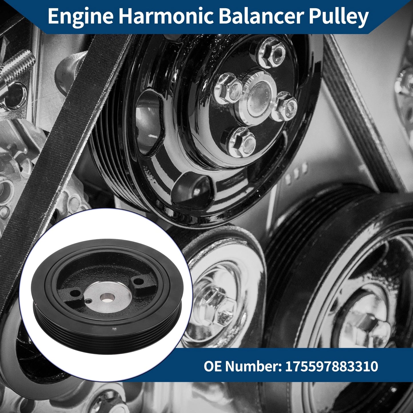 Harmonic Balancer Crank Pulley for Kia Sportage (2011-2016)