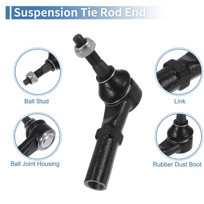 Front Outer Tie Rod End Links for Dodge Ram 1500 / 2500 Drag Link