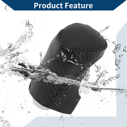 Gear Shift Knob Cover for Chevrolet Malibu (2016-2020) Black Carbon Fiber