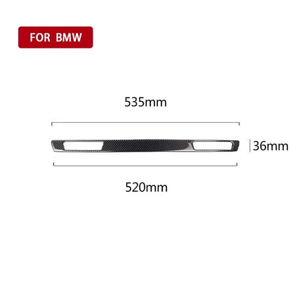 LHD Carbon Fiber Dashboard Passenger Strip Trim fit For BMW 3 Series E90 E92 E93