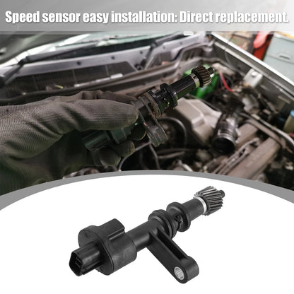 Transmission Speed Sensor for Honda (78410-S84-A01) 3 Pins Plastic Metal Black