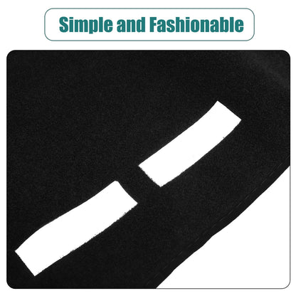 Black Polyester Dashboard Cover Mat Protector for Toyota VOXY (2015-2023)