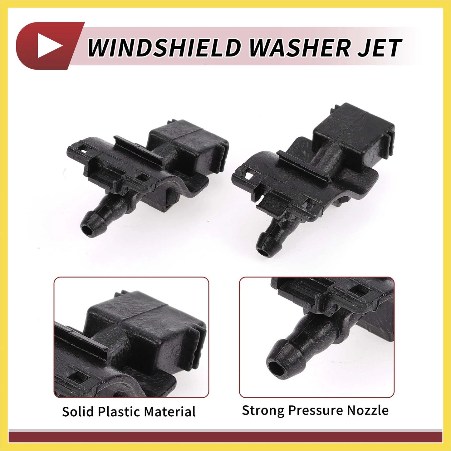 Windshield Washer Nozzle 2 x for Toyota Tacoma (2016-2023)
