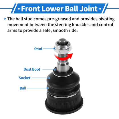 Front Lower Ball Joints for Jeep Liberty (2005-2007)