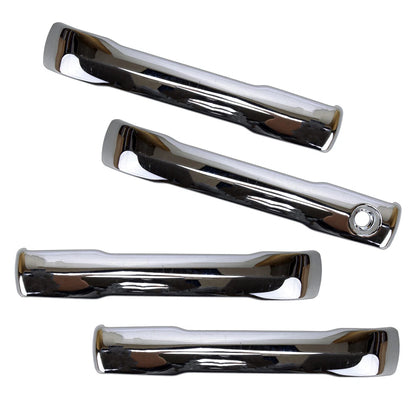 4pc Chrome Exterior Door Handle Cover Trim for Toyota Tundra (2022-2023)