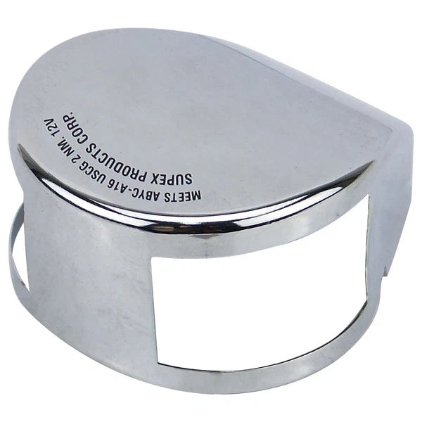 LED Navigation Lights Horizontal Mount White & Stainless Cover