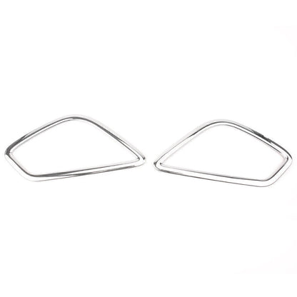 2 x Chrome Rear Fog Light Covers for Mitsubishi Eclipse Cross (2018)