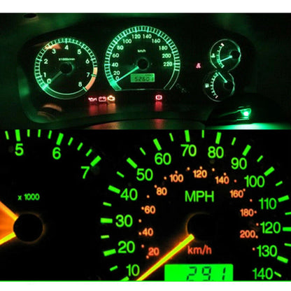 10 x 12V T5 B8.5D 5050 SMD LED Dashboard Light Bulbs for Car