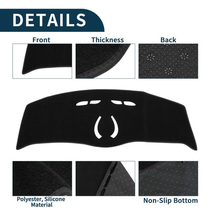 Dashboard Dash Cover Mat for BMW MINI F55/F56 (2014-2024) Black