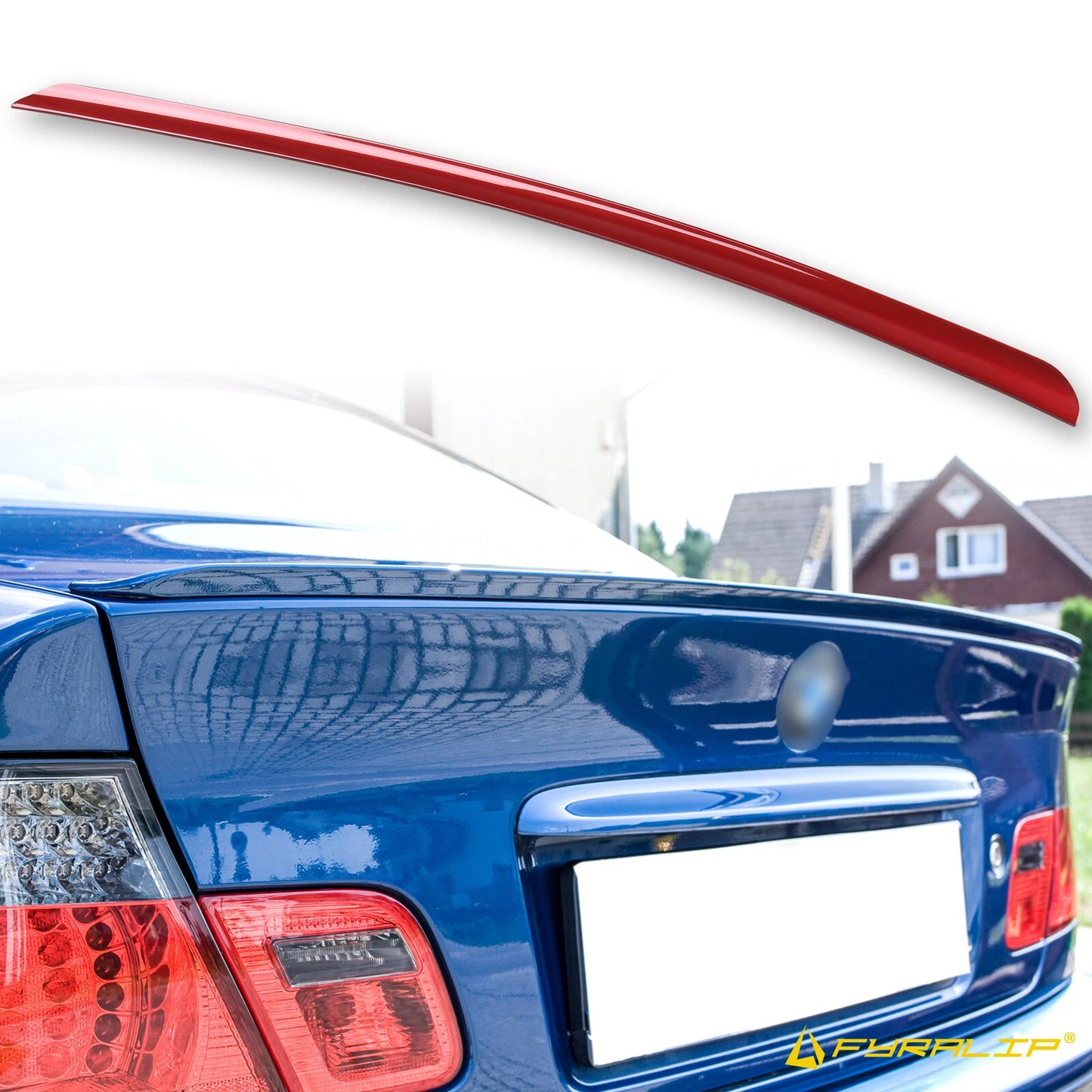 357 Red Boot Lip Spoiler for BMW 3 Series E46 Coupe & M3 (1998-2006)