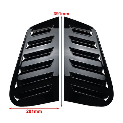 Rear Side Window Louver Vent Cover Trim for VW Polo 9N (2001-2009)