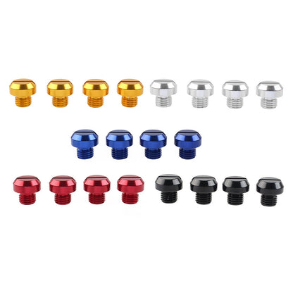 4PCS Universal Motorcycle Mirror Hole Blanking Plugs for M10 Screws & Bolts