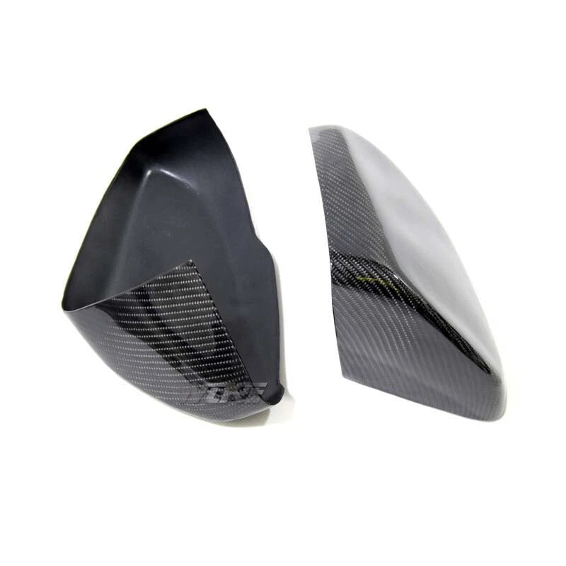 Real Carbon Fiber Add-on Mirror Cover Caps Trim For Cadillac CT5 CT6 CTS 2014-18
