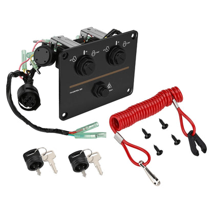 12V Dual Ignition Key Kill Switch Panel for Yamaha