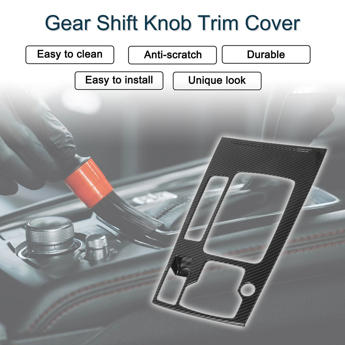 ABS Gear Shift Knob Cover for Mazda 6 M6 Atenza (2019-2020)